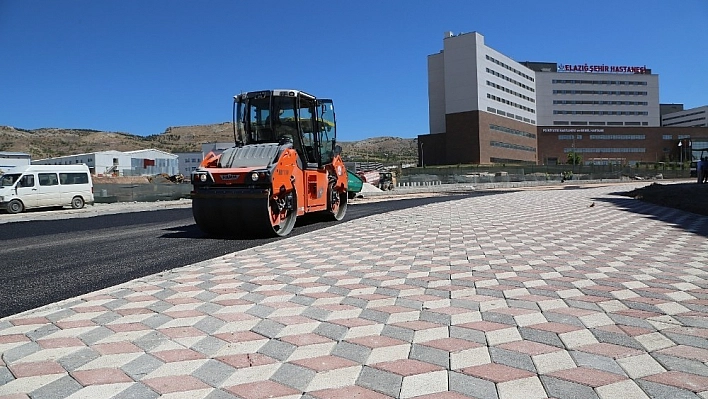 Şehir hastanesi yolunda  çalışmalar sürüyor