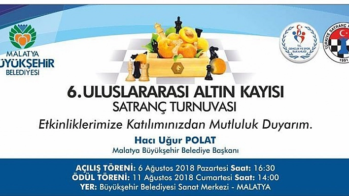 6. Uluslararası Altın Kayısı Satranç Turnuvası 