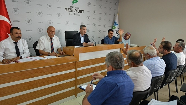 Yeşilyurt'ta meclis toplantıları tamamlandı 