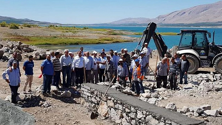 Yeni festival ve mesire alanı için ilk harç döküldü 