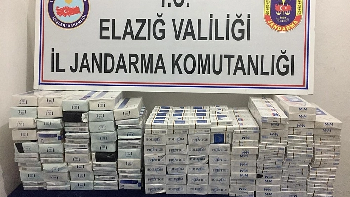 Şüpheli araçtan kaçak sigara çıktı 
