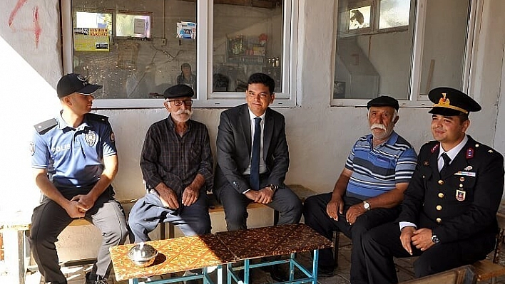 Arguvan Kaymakamı Şahin, göreve hızlı başladı 
