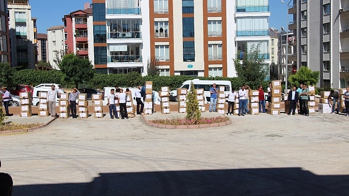 86 amatör spor kulübüne malzeme yardımı
