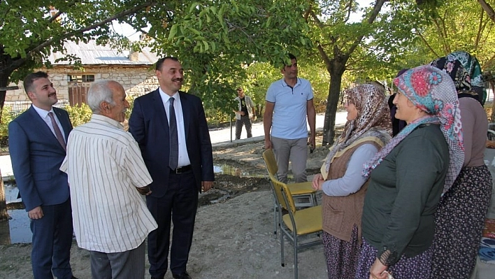 Vali Kaldırım, Ağın'da incelemede bulundu