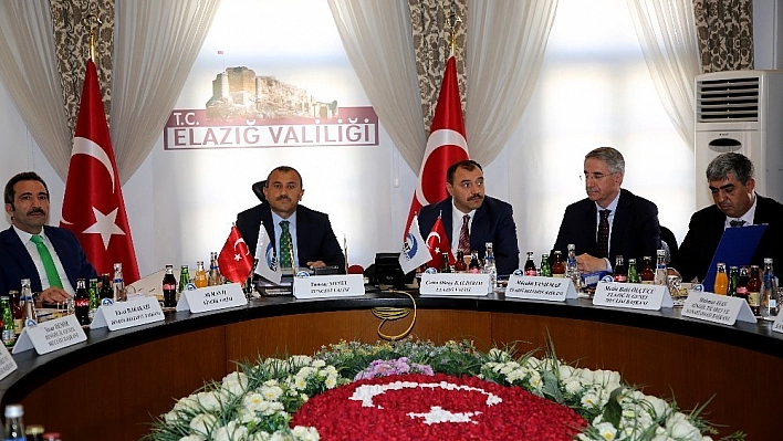 Toplantının Ev Sahipliğini Elazığ Yaptı