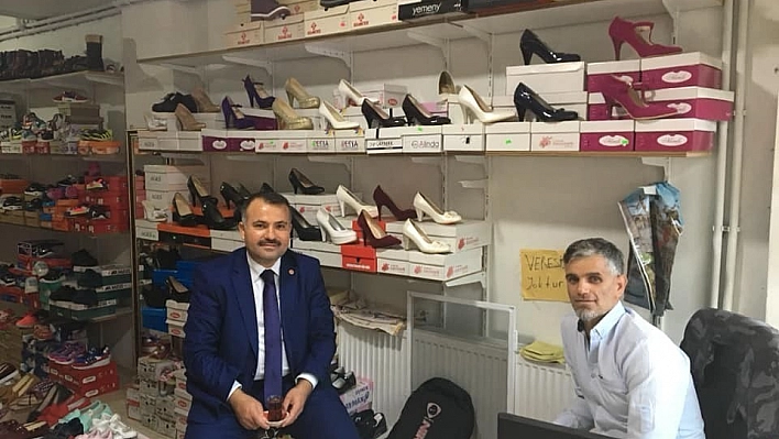 Duyarlı esnafa, Kaymakam Okumuş'tan ziyaret 