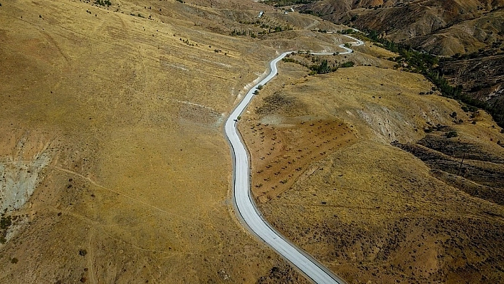 Hekimhan'da 16 kilometrelik grup yolu asfaltlandı 
