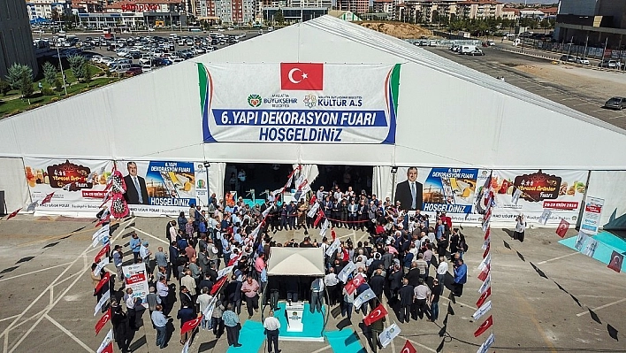 Malatya Yapı ve Dekorasyon Fuarı kapılarını açtı 