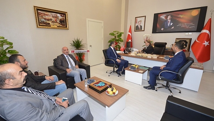 MHP'li Avşar'dan, Rektör Karabulut'a ziyaret 