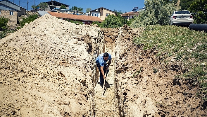 Arapgir'e 5 bin 100 metrelik kanalizasyon hattı 