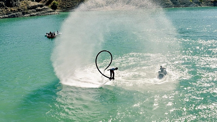 Tunceli, bu kez de Su Jeti ve Flyboard Şampiyonasına hazırlanıyor 