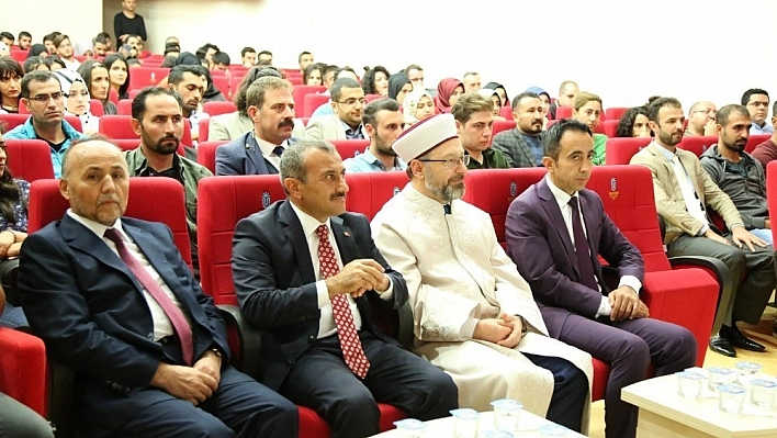 Diyanet İşleri Başkanı Erbaş: 'Yanlış din algısı ile toplumlar kandırılmaya çalışılıyor' 