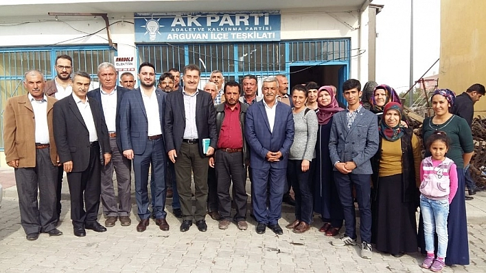 Milletvekili Cantimur'dan Arguvan'a ziyaret 
