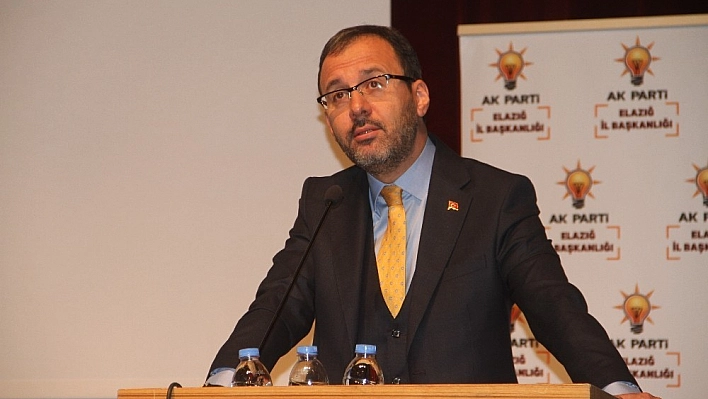 Bakan Kasapoğlu, Elazığ'da