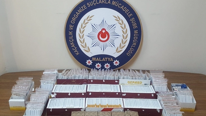 Malatya'da kaçakçılık operasyonu 