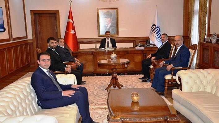 MHP heyetinden, Vali Baruş'a ziyaret 