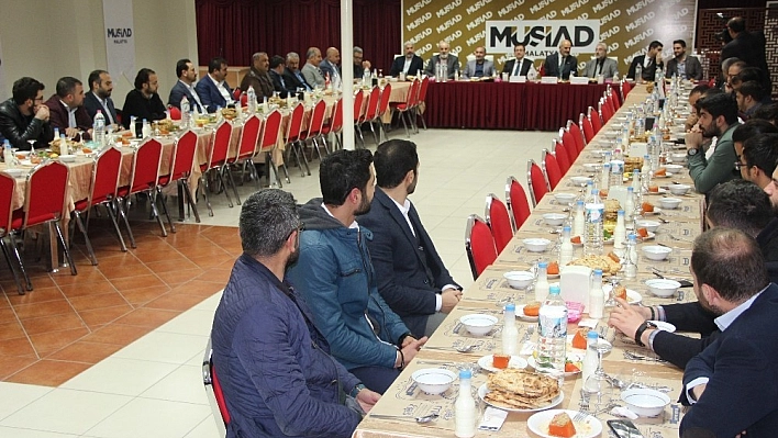 MÜSİAD Dost meclisi'nin konuğu Rektör Kızılay  oldu 