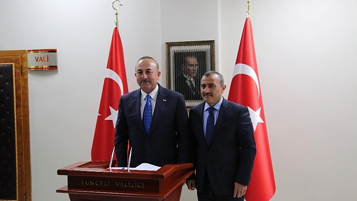 Bakan Çavuşoğlu Tunceli'de 