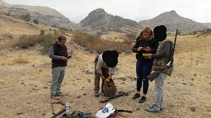 Tunceli'de 10 avcıya 9 bin lira ceza kesildi 