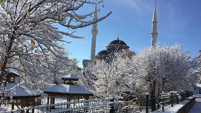 Karlıova'dan kar manzaraları 