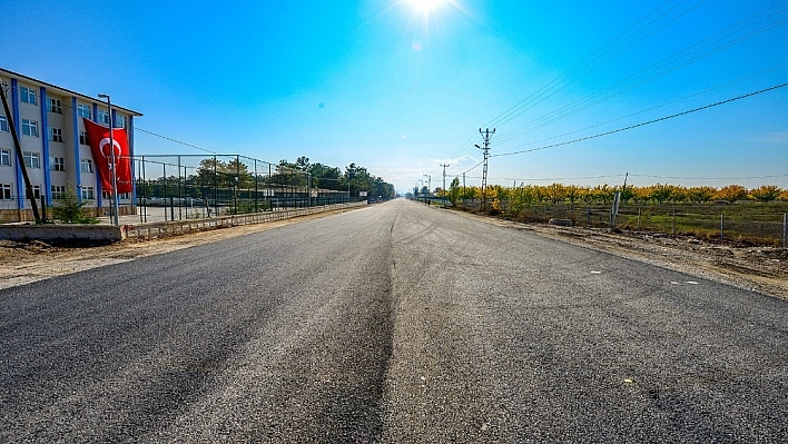 Karakaya baraj yolu 22 metre genişliğe çıkarıldı 