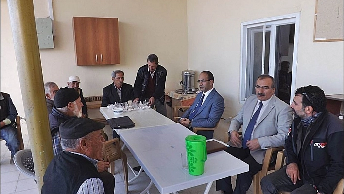 Kaymakam Tepeli'den köylerde inceleme 