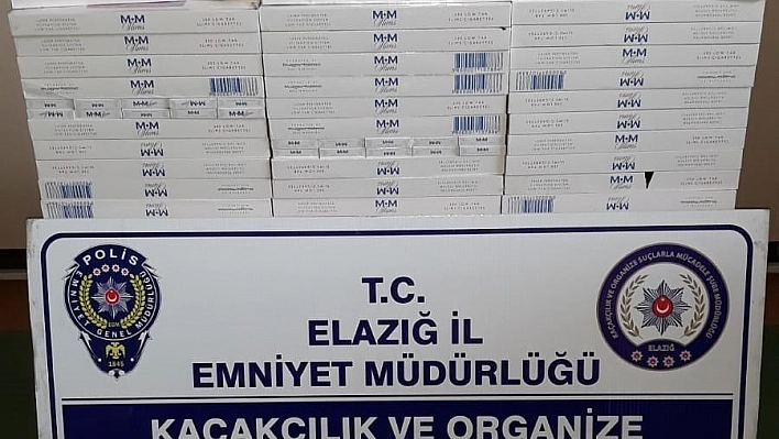 400 paket kaçak sigara ele geçirildi