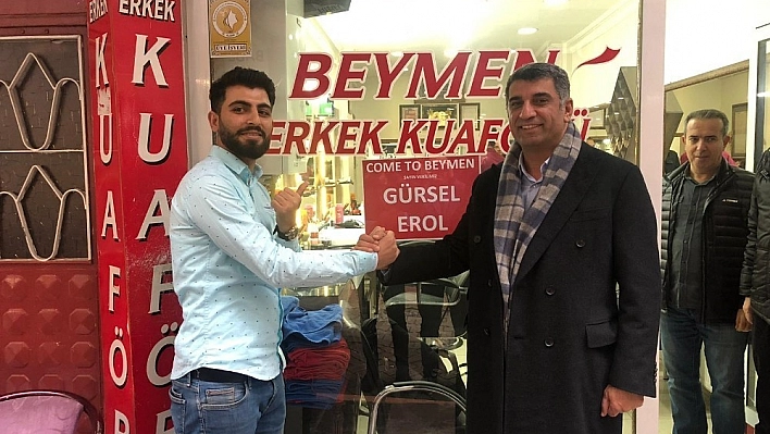 Esnaf 'Come To Gürsel Erol' yazdı, vekil oraya gitti 