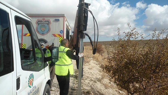Malatya'da yollar güvenli hale geliyor 
