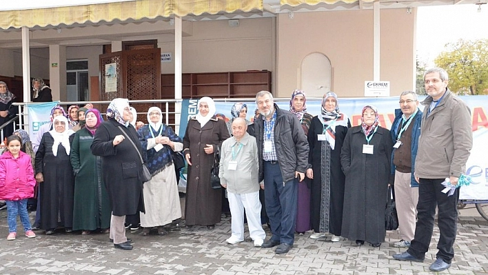 Engelli gencin umre hayali gerçek oldu 