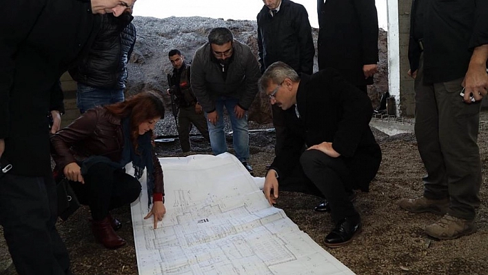 Vali Ekinci, 2 projeyi yerinde inceledi 