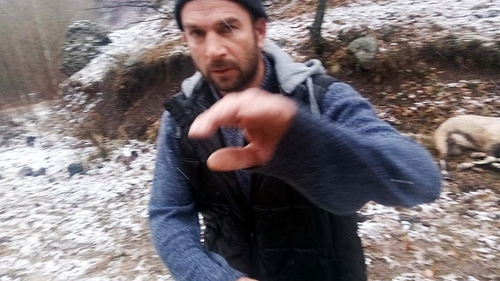 Köylü çekti, işte dağ keçisini vuran şahıs 