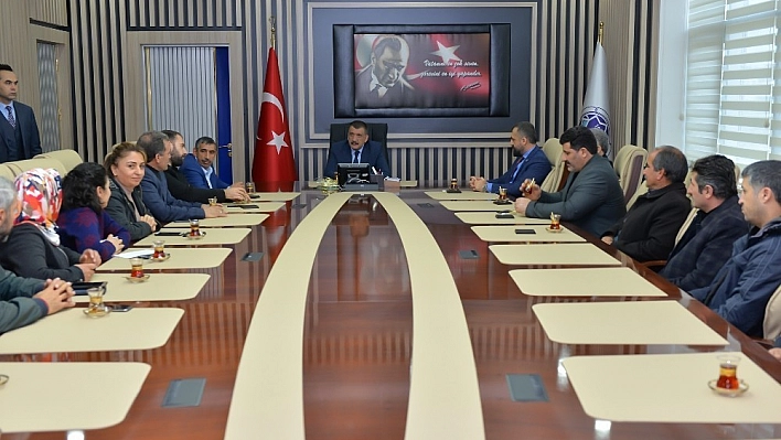 Başkan Gürkan'a ziyaretler 