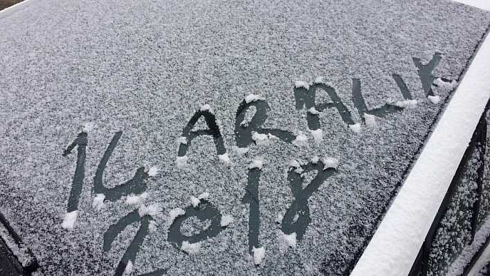 Kar Yağışı Başladı
