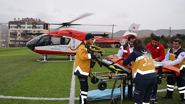 Malatya'da sobadan sızan gazdan zehirlenen çift, hastaneye kaldırıldı 