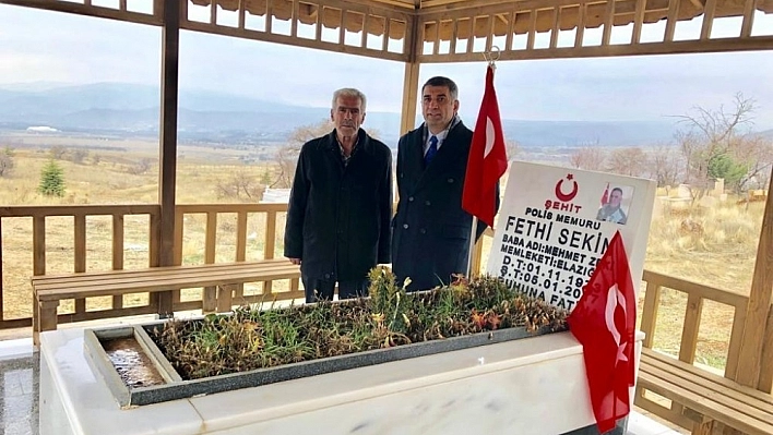 Milletvekili Erol, Şehit Sekin'in kabrini ziyaret etti 