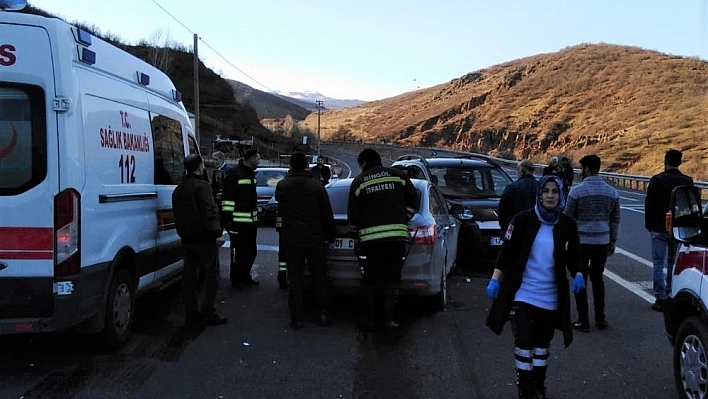 Bingöl'de trafik kazası: 7 yaralı 