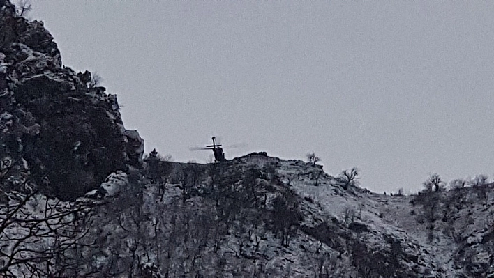 Tunceli'de teröristlerin bulunduğu mağarayı 9'uncu gününde jetler vurdu 