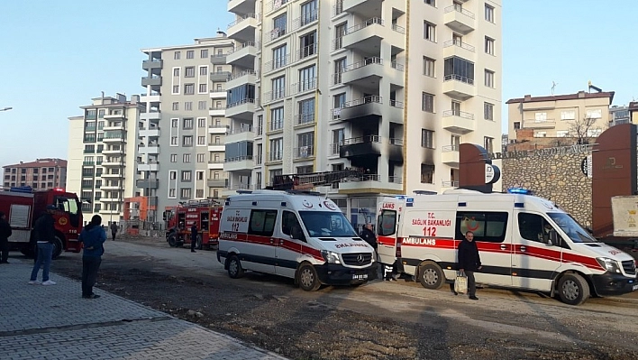 Malatya'da ev yangını 