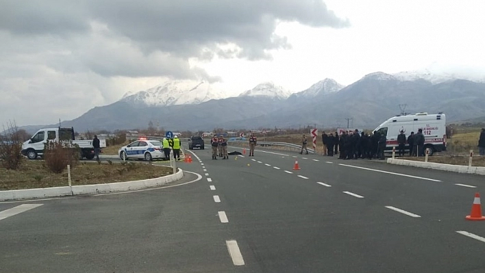 Elazığ'da trafik kazası:1 ölü 