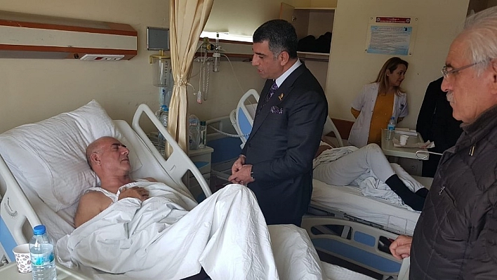 Milletvekili Erol, yaralıları ziyaret etti 