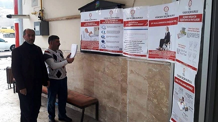Seçmen listeleri askıya çıkartıldı 