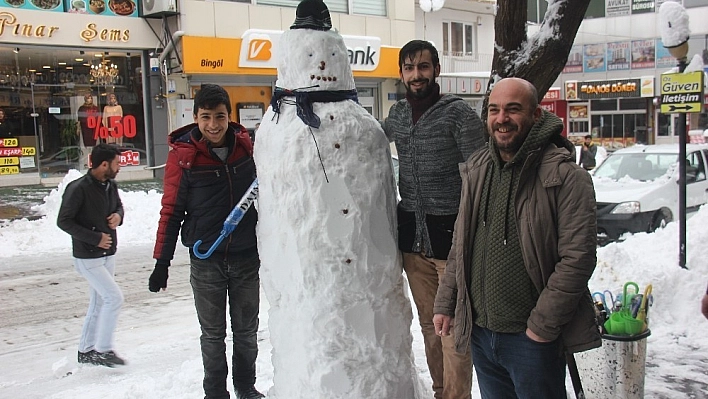 Bingöl'de kar yağışı 