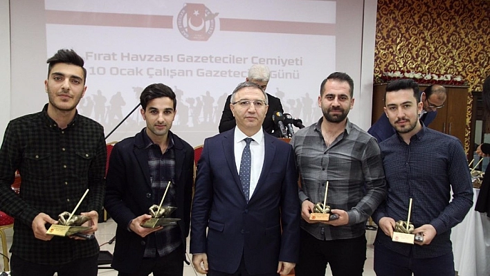 Çalışan gazeteciler ödüllendirildi