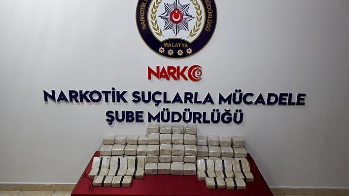 Otobüste 58 kilo eroin ele geçirildi 