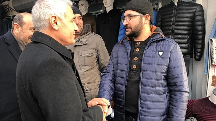 Battalgazi Başkan Adayı Güder'den esnaf ziyareti 