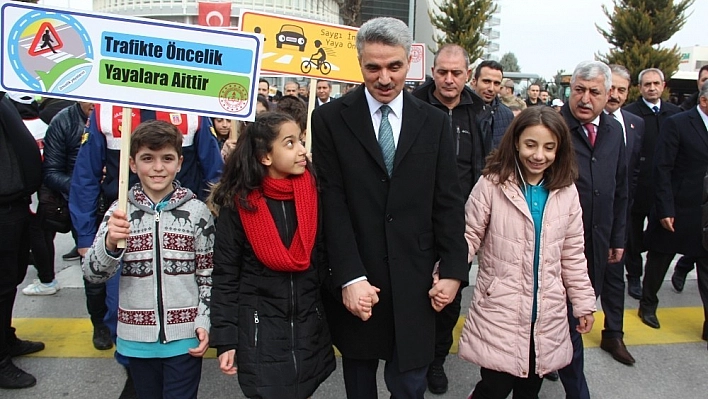 Malatya 'Yaya Öncelikli Trafik' etkinliği 