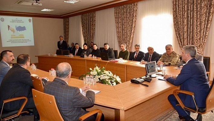 Malatya'da seçim güvenliği toplantısı 