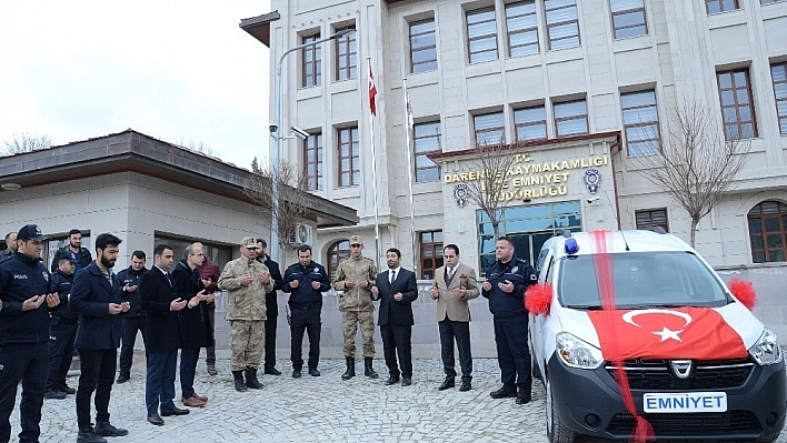 Darende İlçe  Emniyet Müdürlüğüne yeni araç 