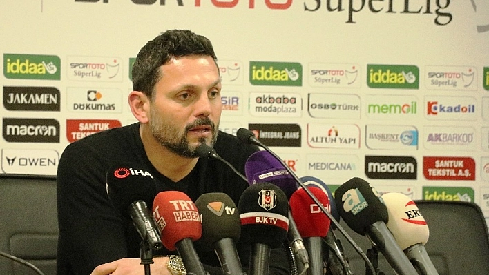 Erol Bulut:  'Beşiktaş gibi bir takıma karşı 10 kişi kalınca işler biraz zorlaşıyor' 